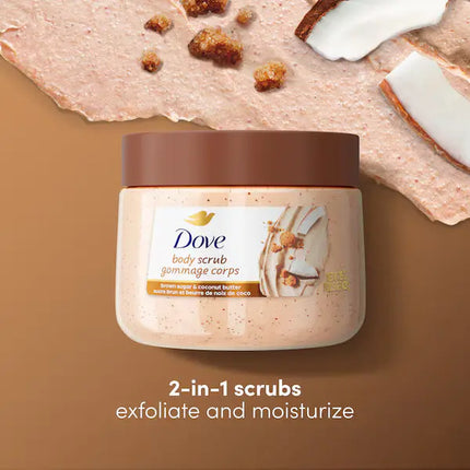 Dove Brown Sugar & Coconut Butter Body Scrub 425 gr.
