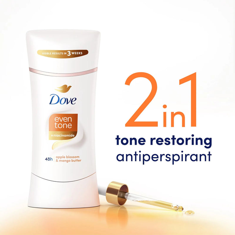 Dove Even Tone Antiperspirant Deodorant Apple Blossom & Mango Butter