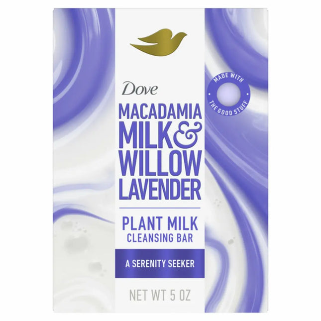 Dove Plant Milk Cleansing Bar Macadamia Milk & Willow Lavender
