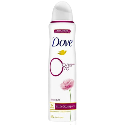 Dove Rose Scent Deodorant Spray with Nourishing Zinc Complex