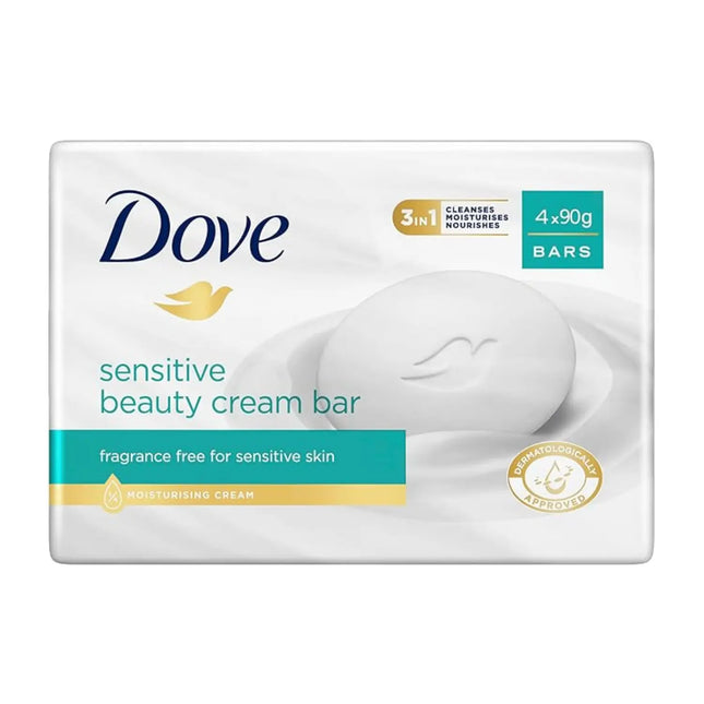 Dove Sensitive Beauty Cream Bar 4-Pack