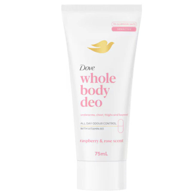 Dove Whole Body Raspberry & Rose Deodorant Cream