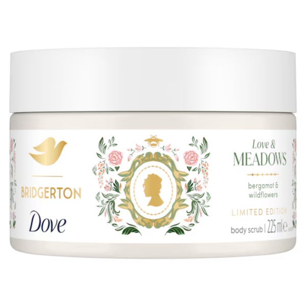 Dove X Bridgerton Love & Meadows Body Scrub 1