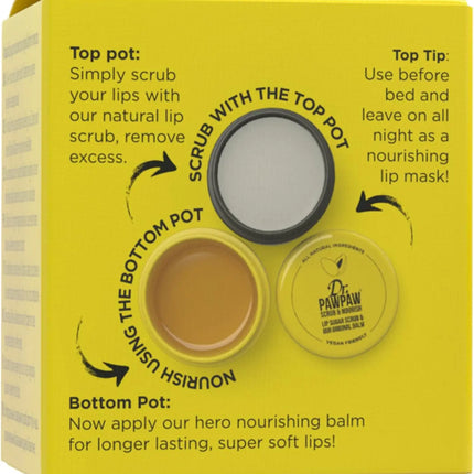 DR. PAWPAW Lip Scrub & Balm Duo