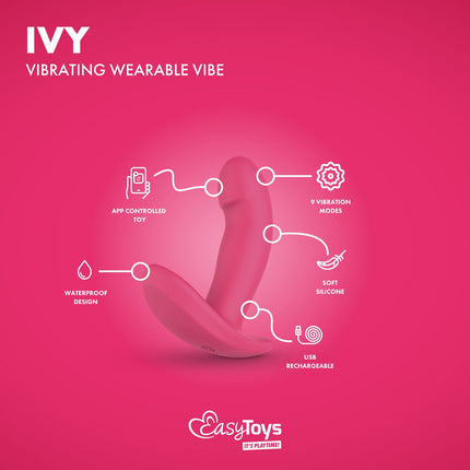 EasyToys EasyConnect Draagbare Vibrator Ivy AppControlled
