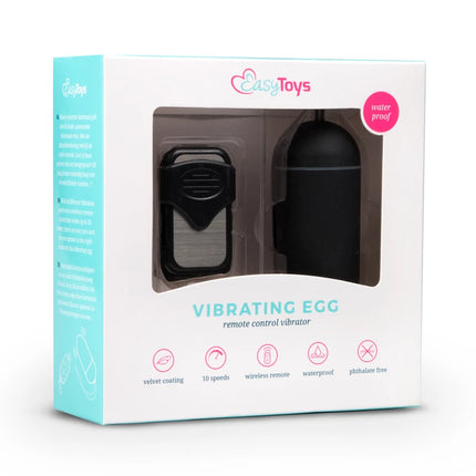 EasyToys Vibratie Eitje Zwart