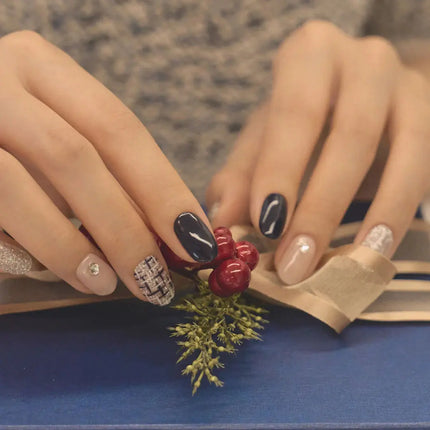 Edgeu Nail Strips Formal Tweed