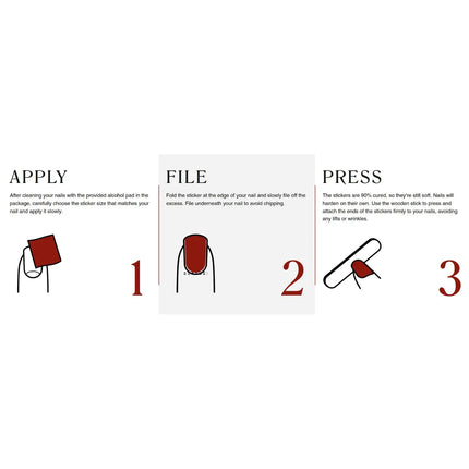 Edgeu Nail Strips Formal Tweed