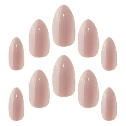 Elegant Touch Gel Finish Blush Suede Nails