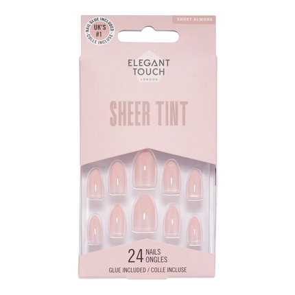 Elegant Touch Sheer Tint Satin Slippers Nails