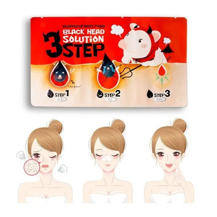 Elizavecca Milky Piggy Black Head 3 Step Solution