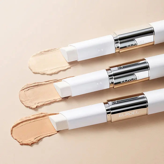Elroel Blanc Cover Cream Stick Light, foundation stick met ingebouwde borstel, foto 2 van 4
