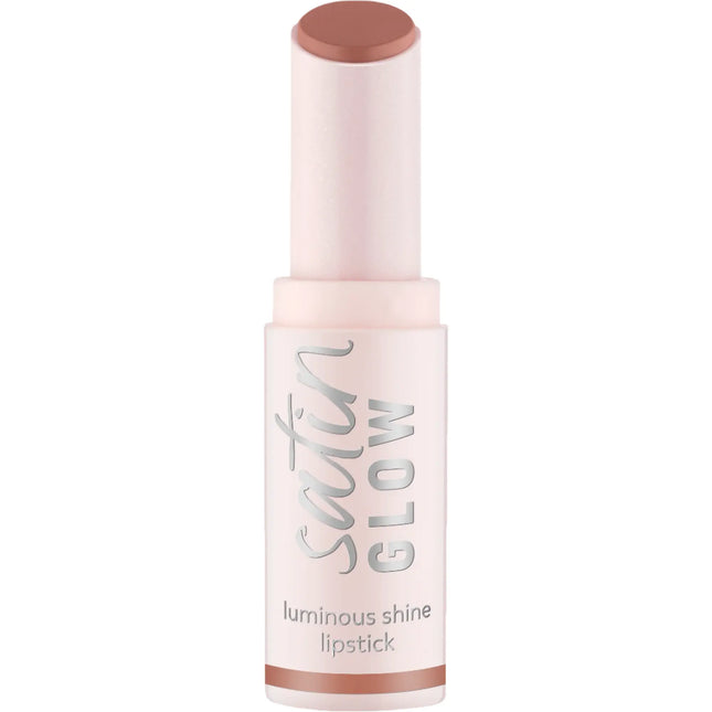 Essence Satin Glow Luminous Shine Lipstick 01 Whole Latte Love