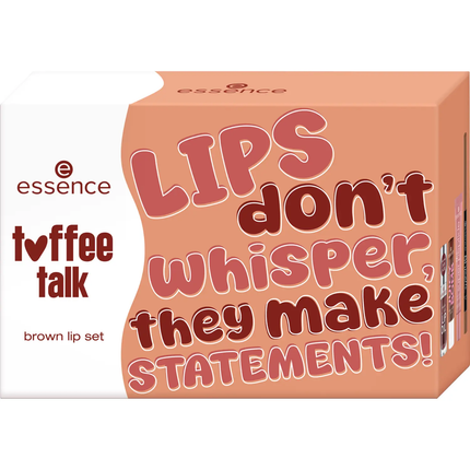 Essence Toffee Talk Brown Lip Set