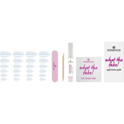 Essence What The Fake! Press-on Nails Manicure Set 01 Glazed