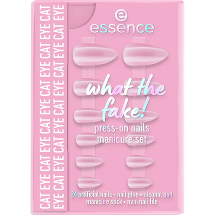 Essence What The Fake! Press-on Nails Manicure Set 02 Cat Eye