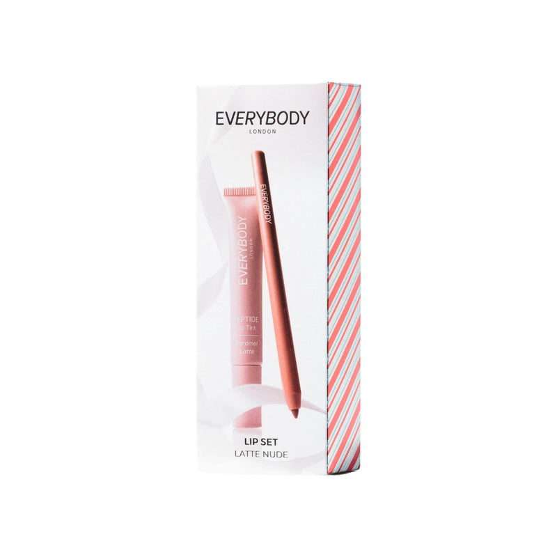 Everybody London Latte Nude Lip Set, lipliner en peptide lip tint, foto 5 van 5