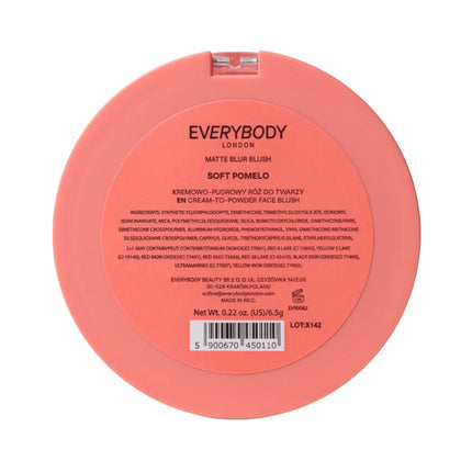 Everybody London Matte Blur Blush Soft Pomelo