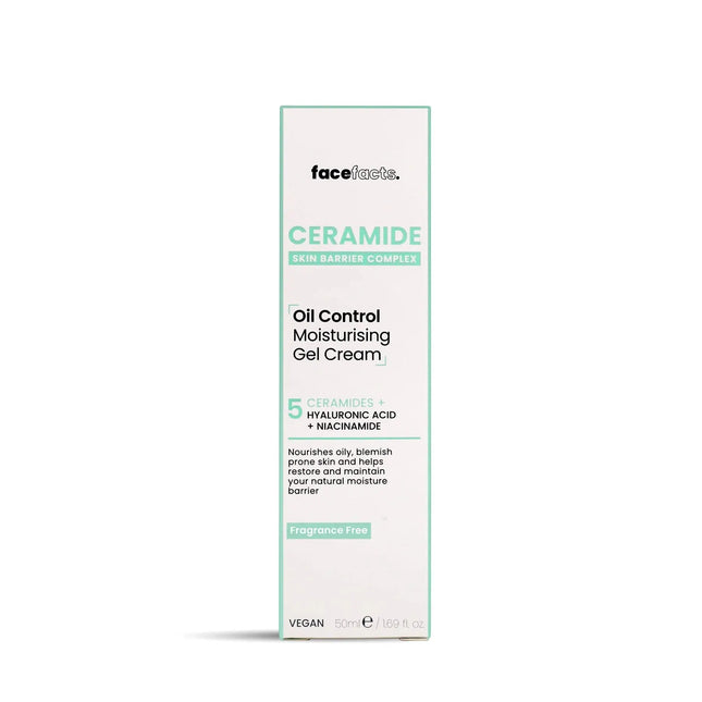 Face Facts Ceramide Oil Control Moisturising Gel Cream