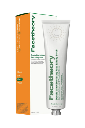 Exfoliant visage et corps Double Glow délicatement parfumé
