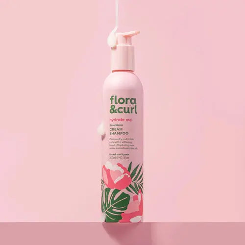 Flora & Curl Cream Shampoo Rose Water