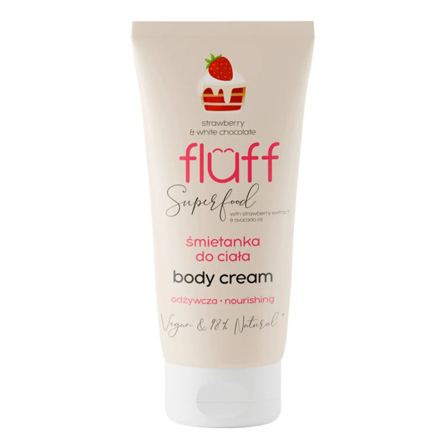 Fluff Body Cream Strawberry And White Chocolate