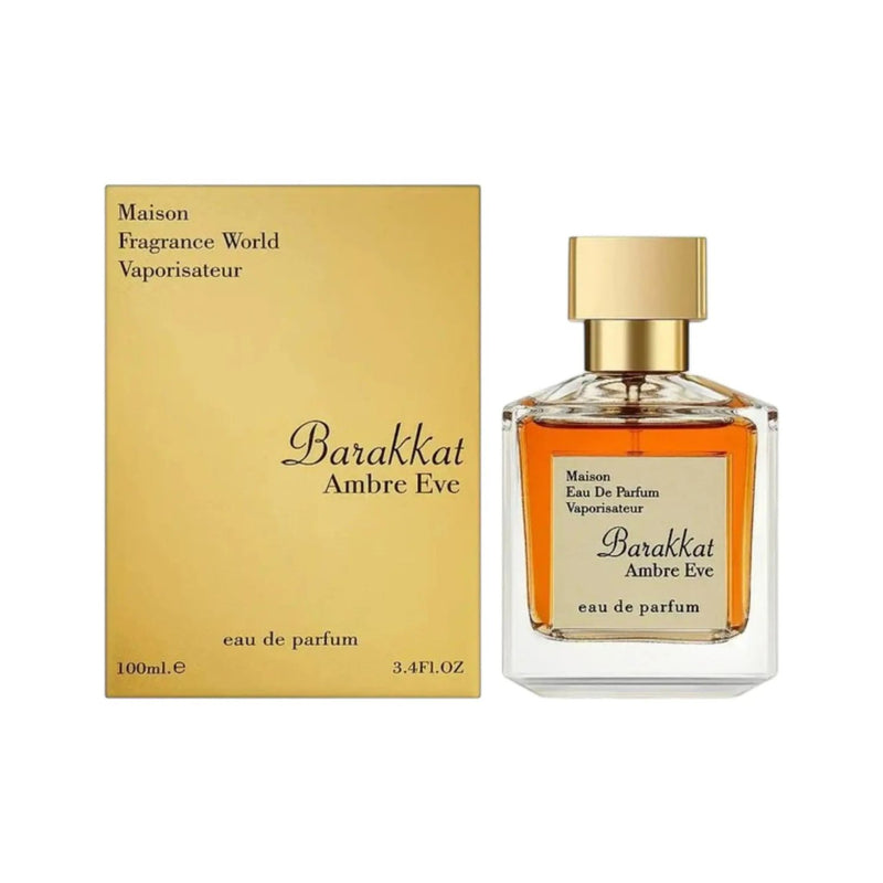 Fragrance World Barakkat Ambre Eve Eau de Parfum, warme ambergeur, foto 2 van 2