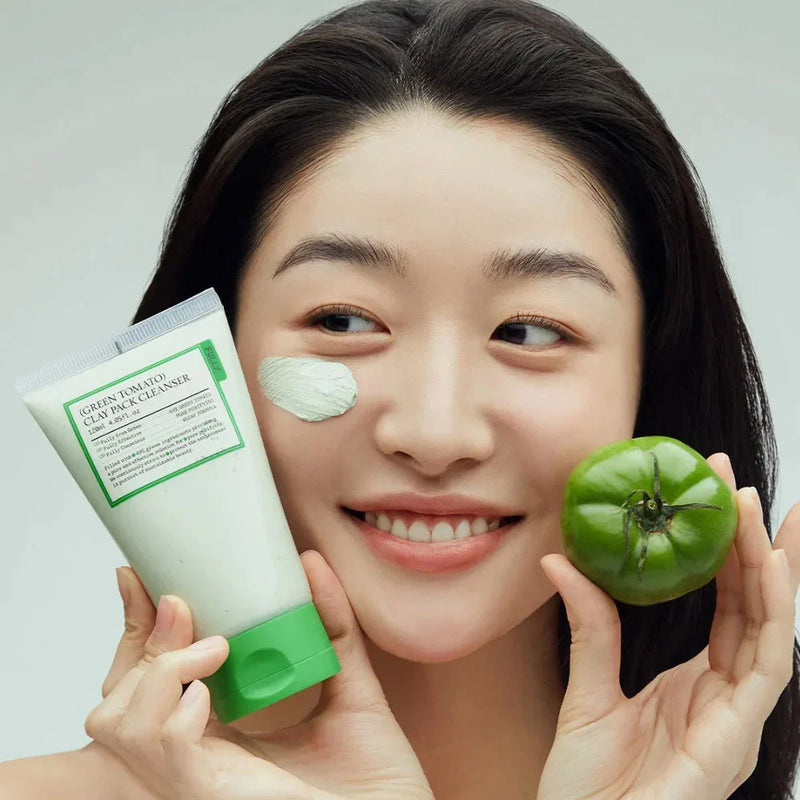 Fully Green Tomato Clay Pack Cleanser Mini