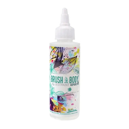 Fusion Body Art Brush and Body Wash Face, Body and Brush Soap by Jest Paint