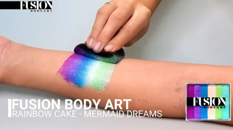 Fusion Body Art Face Painting Rainbow Split Cakes Mermaid Dreams