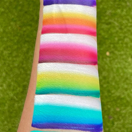 Fusion Body Art Leanne's Rainbow Flower Palette