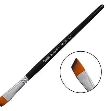 Fusion Body Art Professional Face Paint Brush 1/2 Inch Angle