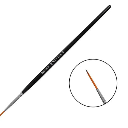 Fusion Body Art Professional Face Paint Brush Liner 0
