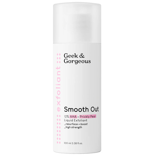 Geek & Gorgeous Smooth Out 12% AHA + Prickly Pear Liquid Exfoliant