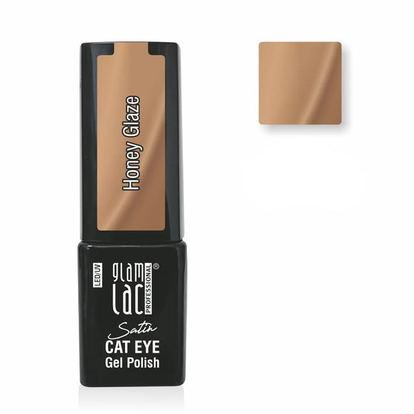Glamlac Cat Eye Gel Polish Satin Honey Glaze