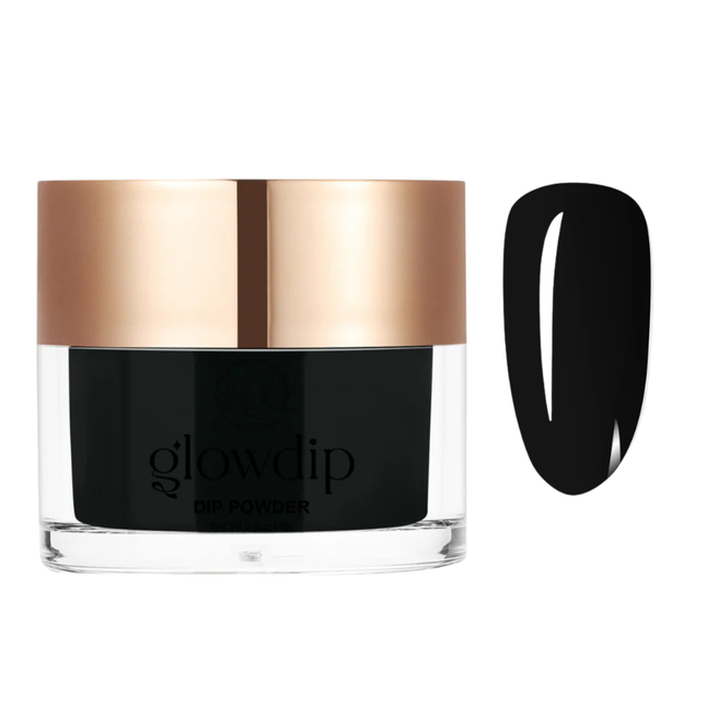 Glowdip Sapphire Black Dipping Powder