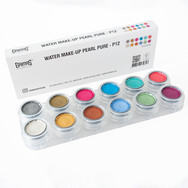 Grimas Water Make-up Pearl Pure Palette P12