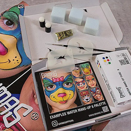 Grimas Water Make-up Pure 6 Palette Set