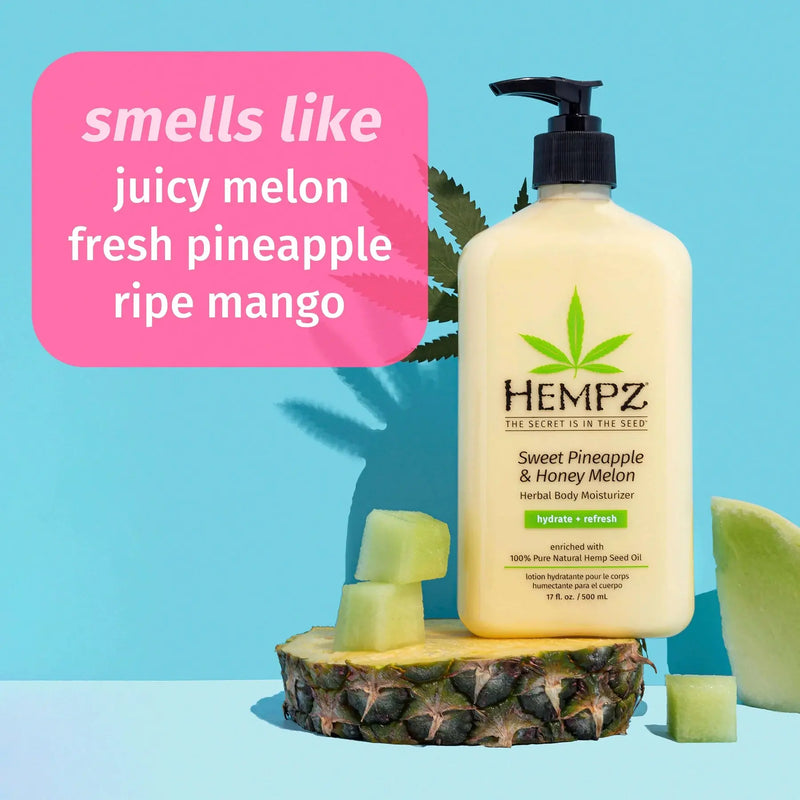 Hempz Sweet Pineapple & Honey Melon Herbal Body Moisturizer 250 ml.