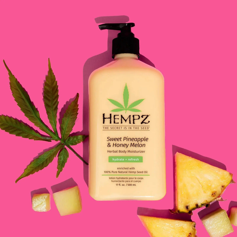 Hempz Sweet Pineapple & Honey Melon Herbal Body Moisturizer 500 ml.