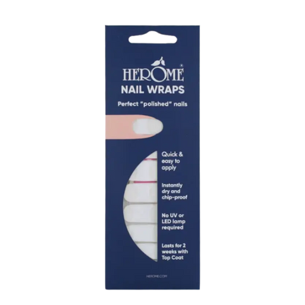 Herôme Nail Wraps French Manicure Transparent