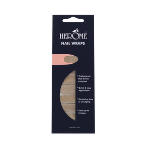 Herôme Nail Wraps Golden Glitter