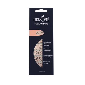 Herôme Nail Wraps Nude Waves