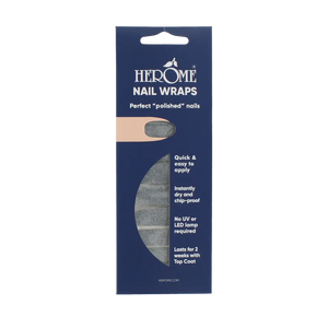 Herôme Nail Wraps Silver Glitter