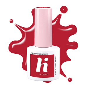 Hi Hybrid 376 Resilient Red UV Gel Polish