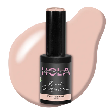Hola Nail Cosmetica Brush On Builder Fantasia Rosado