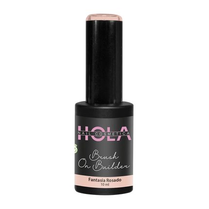 Hola Nail Cosmetica Brush On Builder Fantasia Rosado