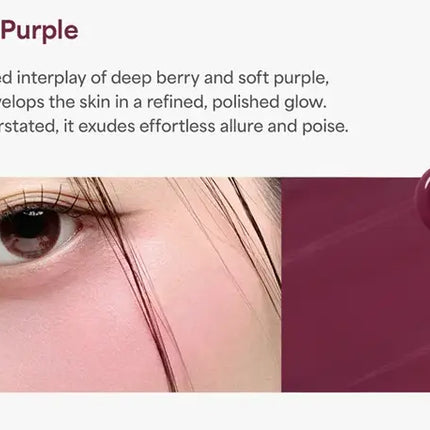 House of Hur Moist Ampoule Blusher Berry Purple