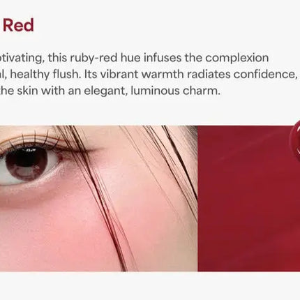 House of Hur Moist Ampoule Blusher Ruby Red