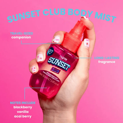 I Love Sunset Club Perfumed Body Mist